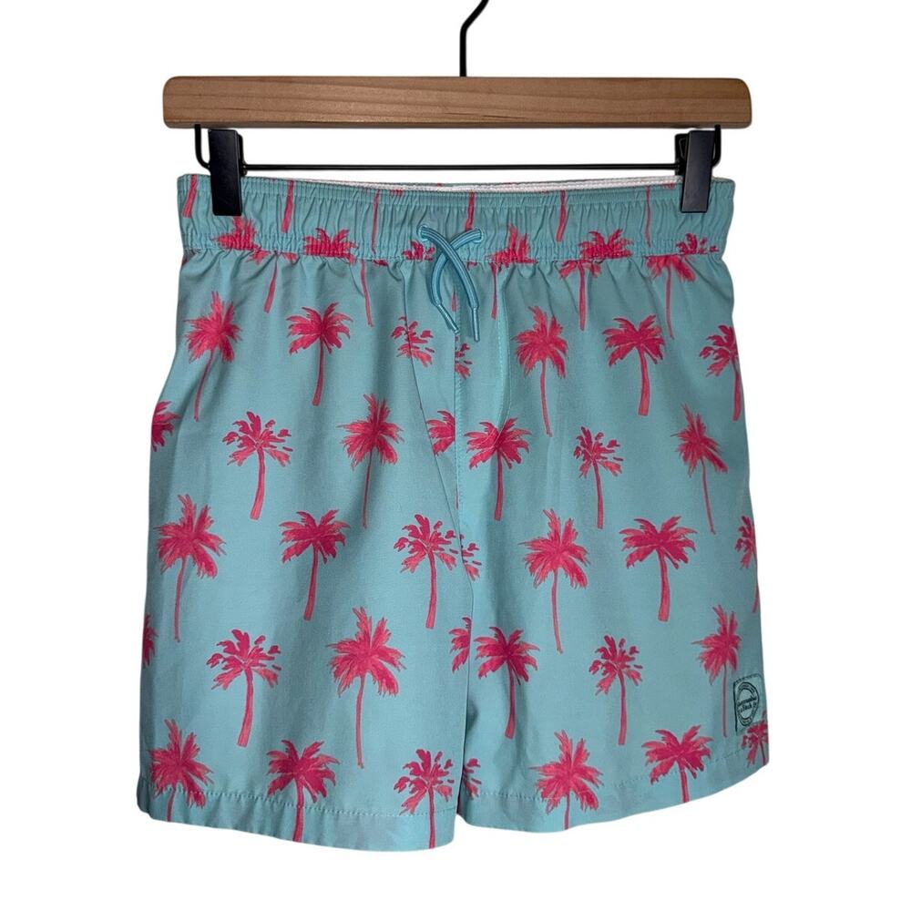 ABERCROMBIE KIDS vacation resortwear palm tree swim trunks 9/10